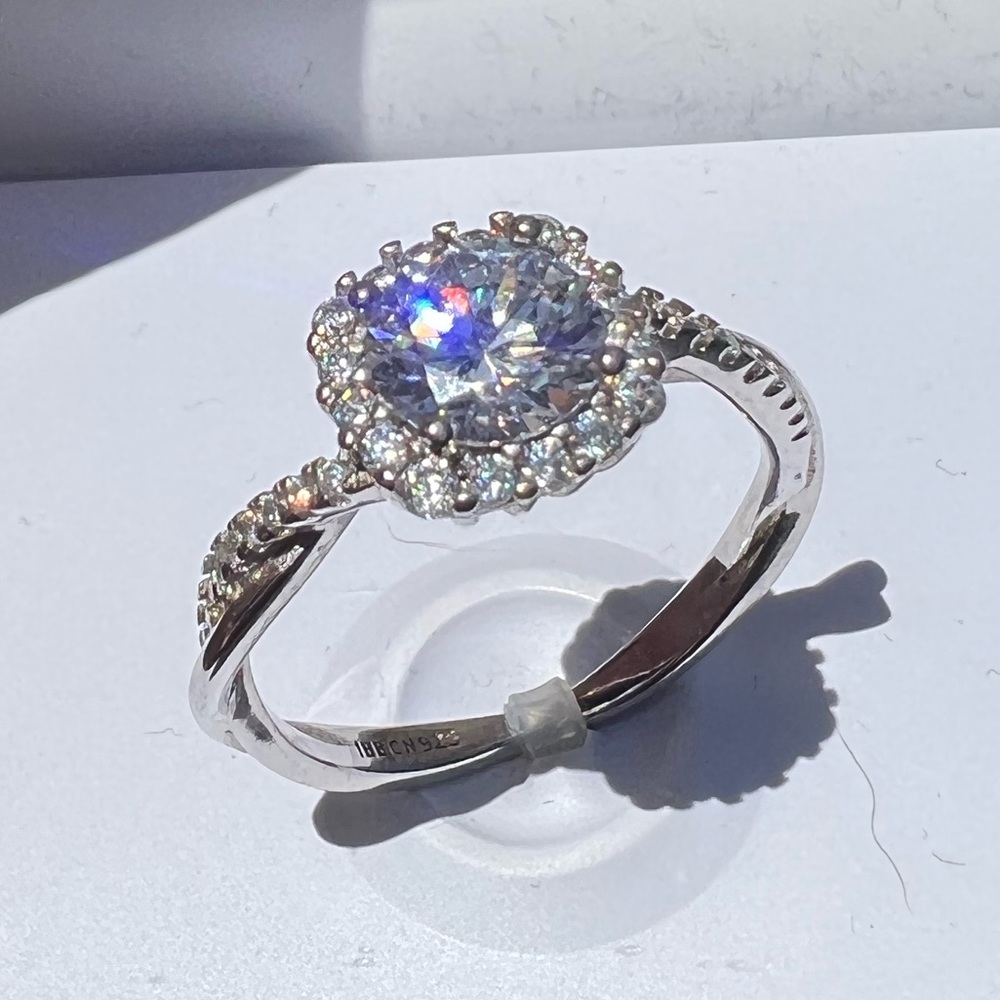 Giani Bernini CZ Cubic Zirconia Sterling Silver Ring 9 New in Box - Picture 12 of 12